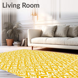 Lattice Interlocking Contemporary Design(Yellow)