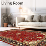 Beige & Brown Area for Beach(Red)