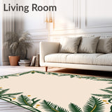 Playful Santa Sleighscape with Interlocking Fir Branch(Ivory)