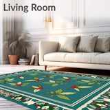 Vintage Holly Berry Elegant Seasonal Adornment(Blue)