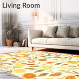 Beige and Cream Lemon Indoor Outdor(Beige)