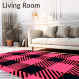 Vintage Inspired Layered Buffalo with Distinctive Design(Pink)