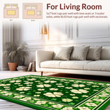 Charming Green Tiled Design(Green)