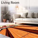 Vintage Bowling Lanes Pins Ball Alley(Beige)