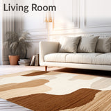 Beige Serenity Area Earthy Brown Accent Easy Care(Beige)