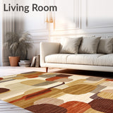 Autumnal Harvest Collection Area Rich Earth Tones Beige Brown(Beige)