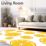 Fresh Citrus Zest Botanical Art Decorative Anti Fatigue(Yellow)