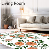 Artisan Cottage Garden with Blooming Rose and Vine (Orange)