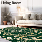 Elegant Botanical Vibrant Medallion (Green) - ODIKA