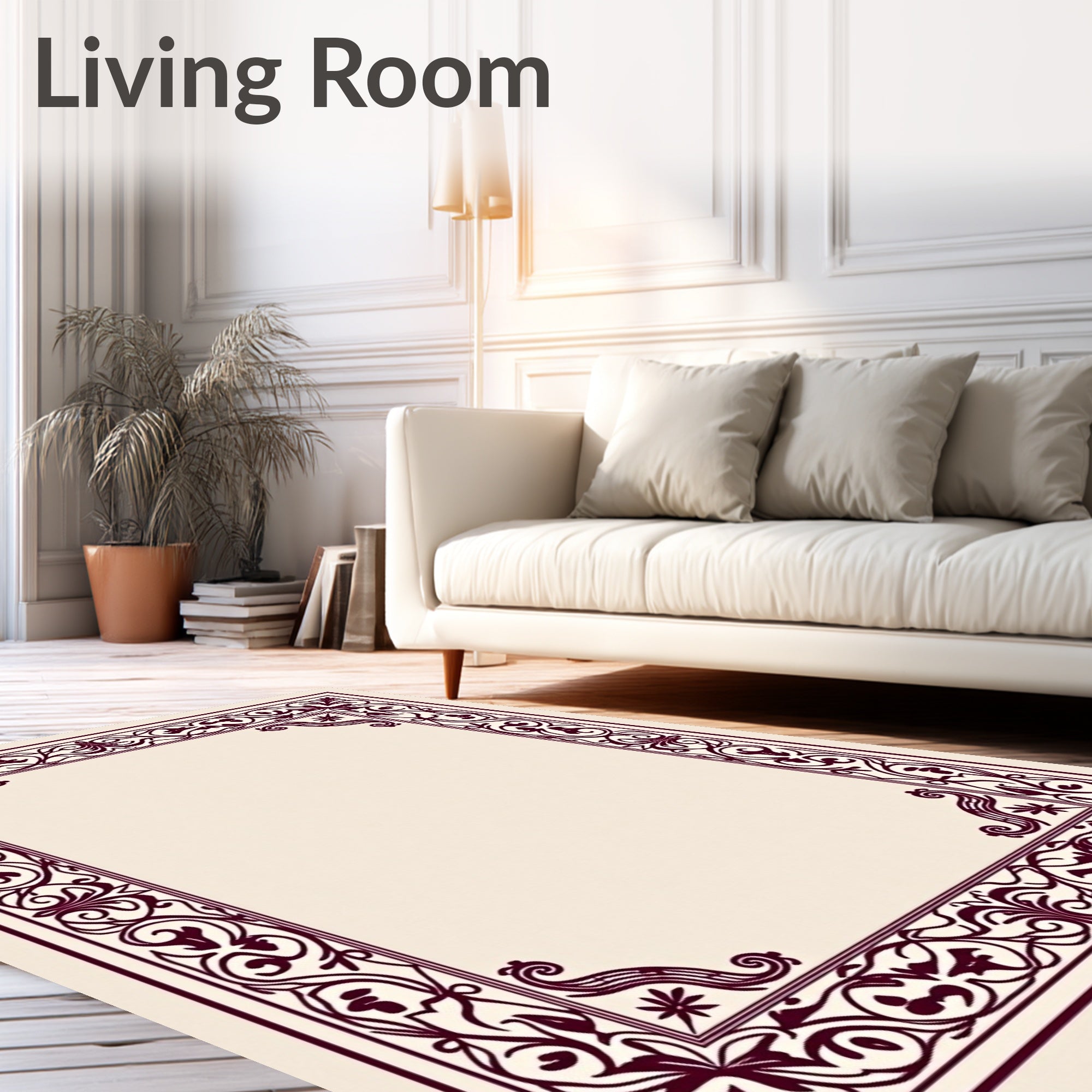 Botanical Floral Vine (Ivory) - ODIKA