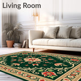 Heritage Artisan Botanical Tapestry Elegant Craftsmanship(Green)