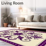 Mystic Garden Elegant Botanical Paisley (Purple)