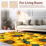 Charming Yellow Garden Motif(Yellow)