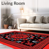 Boho Medley of and Ornamental Swirl(Red)