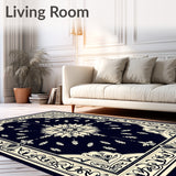 Heritage Ornate Arabesque Symmetrical Jewel(Black)