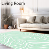 Abstract Wave Ripple with Art Nouveau Influence(Green)