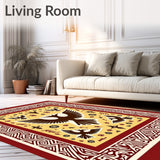 Native Thunderbird with Sacred Symbol Artwork(Brown)