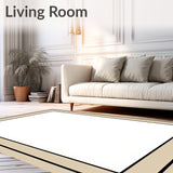 Pristine Bordered Framework Modern Elegant Sophisticated (Beige) - ODIKA