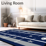 Varsity Sports Themed with Machine Feature for Fans(Blue)