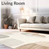 Area Modern Abstract Beige(Beige)