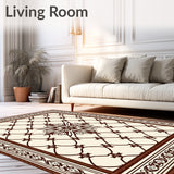 Traditional Mosaic Lattice Retro Exotic Treasure(Ivory)