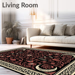 Witchy Moon and Floral Bones Ornate(Black) - ODIKA