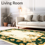 Ornate Floral Motif Area for Home Entry(Gold)