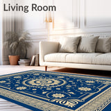 Celestial with Ornate Medallion Design(Blue)