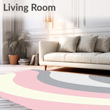 Minimalist Drift Featuring Hazy Ombre Waves(Pink)