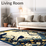 Balcony Featuring Abstract Animal Inspired Design(Blue)