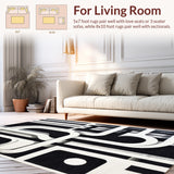 Abstract Black & White Stripe Illusion(Gray)