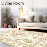 Transitional Cream Intricate Medallion Design(Ivory)