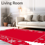 Enchanted Winter Wonderland Decorative Path Embellishment(Red)