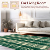 Elegant Rustic Checkered Visual Appeal(Green)