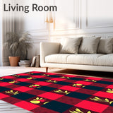 Cottage Checkered with Apple Harvest Design(Red)