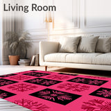 Jolly Checkered Flake Nordic Yuletide(Pink)