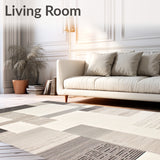 Boho Chic Kitchen Area Comfort Mat for Standing Sink Office(Beige)