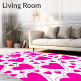 Playful Mosaic with Whimsical Interlocking (Pink)