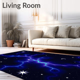 Celestial Dreamscape Night Tapestry Mystical Constellation(Blue)