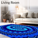 Sapphire Vortex Whirl Enchanting Mystical Jewel Treasure Delight (Blue)