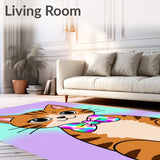 Cutecore Kitten Portrait Accent with Bow Tie Details(Brown)