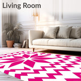 Exquisite Starburst Chevron Fancy Dwelling Enhancement(Pink)