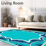 Tropical Artisanal Bordered(Turquoise)