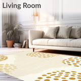 Abstract Animal Inspired Runner with Beige Spots(Beige)