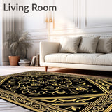 Divine Insignia Artistic Devotional Jacquard(Black)