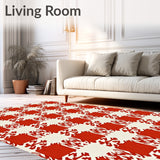 Rustic Orchard Buffalo Interlocking Plaid Classic Art(Red)