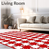 Buffalo Check Design Classic Cabin Inspired Accent(Red)