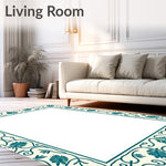 Victorian Damask with Acorn and Vinework (Ivory) - ODIKA