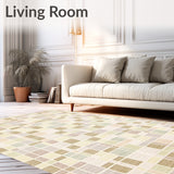 Sector Modern Geometric Corner Beige Tones(Beige)