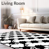 Retro Bold Contrast Interlocking Motif (Black) - ODIKA